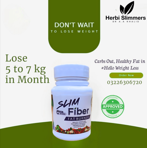 Slim Fiber | Fat burner |6 to 8kg lose| 30days course - Image 2